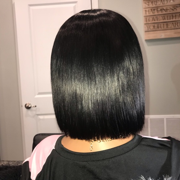 Brazilian Human Hair Wig -Blunt Bob - Picture 5 of 8